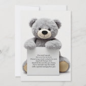 We kunnen het geneutrale Baby shower van de geslac Kaart (Achterkant)