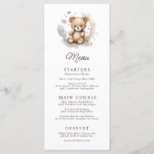 We kunnen het geneutrale Baby shower van de geslac Menu (Voorkant)