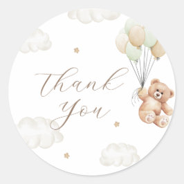 We kunnen het geneutrale Baby shower van de geslac Ronde Sticker