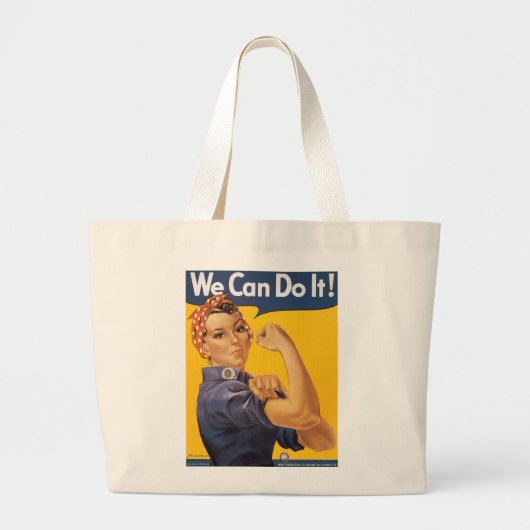 We kunnen het! grote tote bag (Voorkant)