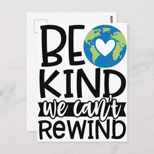 We kunnen het hart van de Aarde niet terugwinden Briefkaart (Voorkant / Achterkant)