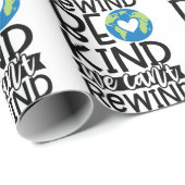 We kunnen het hart van de Aarde niet terugwinden Cadeaupapier (Rol Hoek)