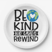 We kunnen het hart van de Aarde niet terugwinden Papieren Bordje (Voorkant)