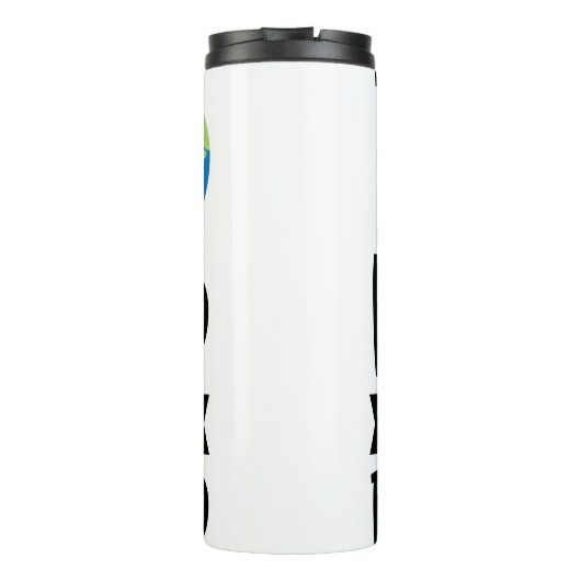 We kunnen het hart van de Aarde niet terugwinden Thermosbeker (Achterkant)