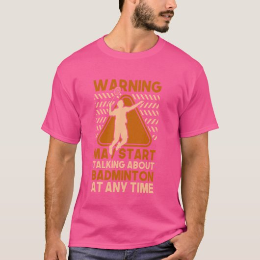 We kunnen het hebben over badminton t-shirt (Voorkant)