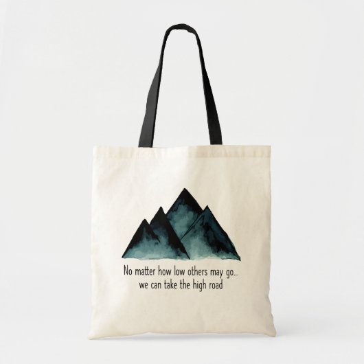 We kunnen het hooggebergte van de Waterverf nemen Tote Bag (Voorkant)