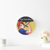 We kunnen het! Magna Anime Rosie de Riveter Ronde Klok (Huis)