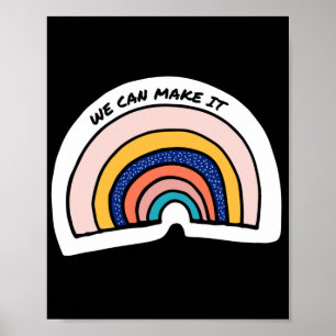 We kunnen het maken. LGBT+Pride. Poster