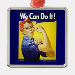 We kunnen het! metalen ornament