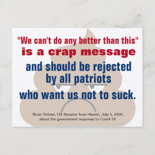 We kunnen het niet beter doen dan dit is een krap  briefkaart