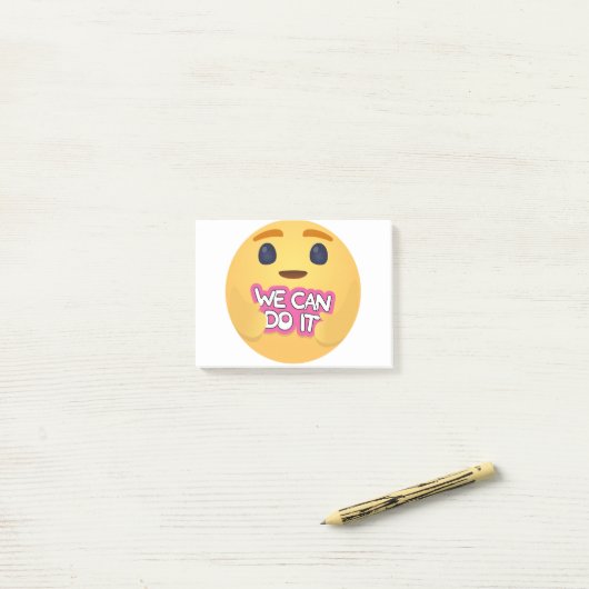 We kunnen het om mojas doen post-it® notes (Op bureau)