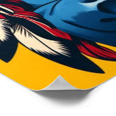 We kunnen het op Indiaans Poster doen (Hoek)