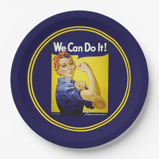 We kunnen het! papieren bordje (Voorkant)