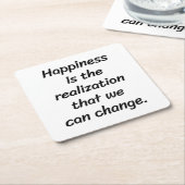 We kunnen het papieren Onderzetter wijzigen (Schuin)