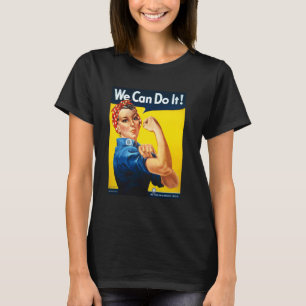 We kunnen het Poster van de riveter Girl-kracht do T-shirt