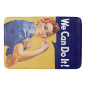 We kunnen het! Rosie de Riveter Badmat (Voorkant)
