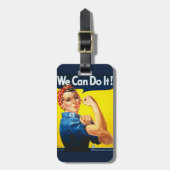 We kunnen het rosie de Riveter Bagagelabel (Voorkant verticaal)
