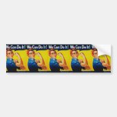 We kunnen het rosie de Riveter Bumpersticker (Voorkant)