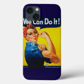 We kunnen het rosie de Riveter Case-Mate iPhone Case (Achterkant)