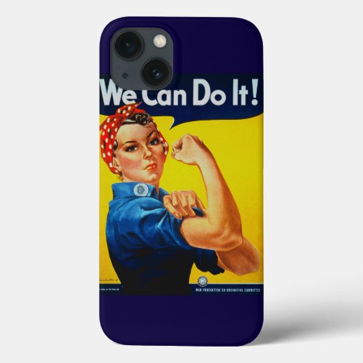 We kunnen het rosie de Riveter Case-Mate iPhone Case (Achterkant)