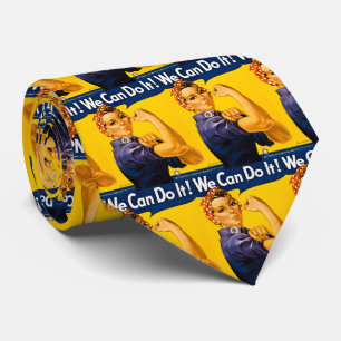 We kunnen het! Rosie de Riveter Cool Retro Stropdas