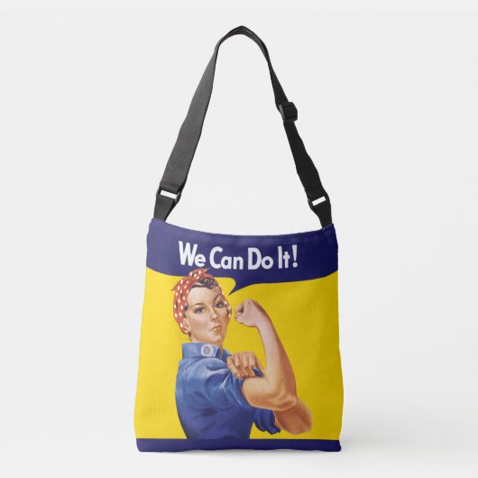 We kunnen het! Rosie de Riveter Crossbody Tas (Voorkant)