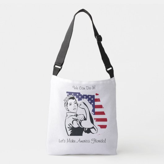 We kunnen het! Rosie De Riveter Crossbody Tas (Voorkant)