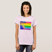 WE KUNNEN HET! ROSIE DE RIVETER EN GAY PRIDE T-SHIRT (Voorkant volledig)