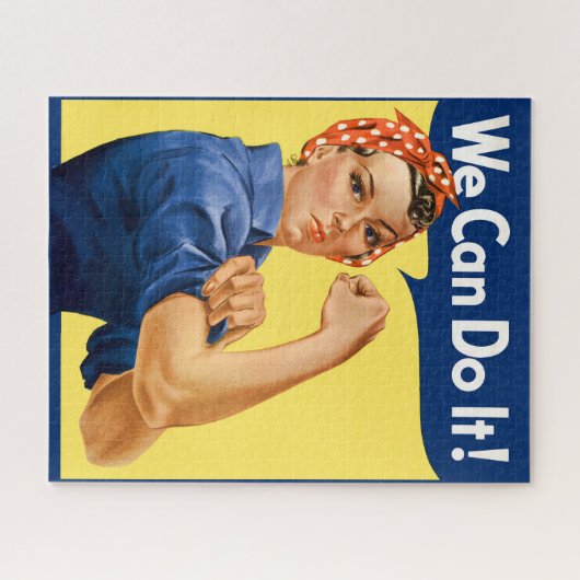 We kunnen het! Rosie de Riveter Legpuzzel (Horizontaal)
