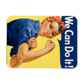 We kunnen het! Rosie de Riveter Magneet (Horizontaal)