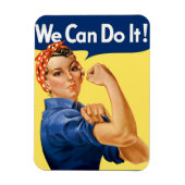 We kunnen het! Rosie de Riveter Magneet (Verticaal)