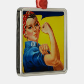 We kunnen het rosie de Riveter Metalen Ornament (Rechts)