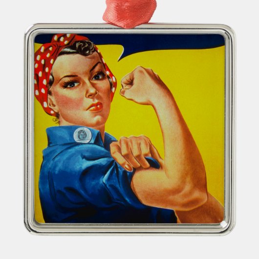 We kunnen het rosie de Riveter Metalen Ornament (Voorkant)