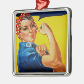 We kunnen het rosie de Riveter Metalen Ornament (Links)