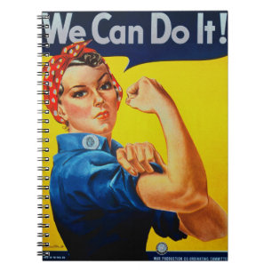 We kunnen het rosie de Riveter Notitieboek
