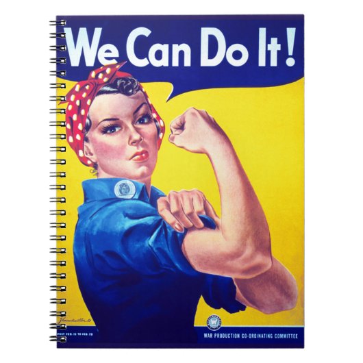 We kunnen het rosie de Riveter Notitieboek (Voorkant)