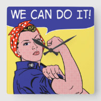 We kunnen het! Rosie de Riveter Pop Art Remix