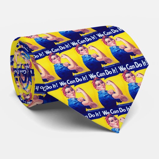 We kunnen het rosie de Riveter Stropdas (Opgerold)