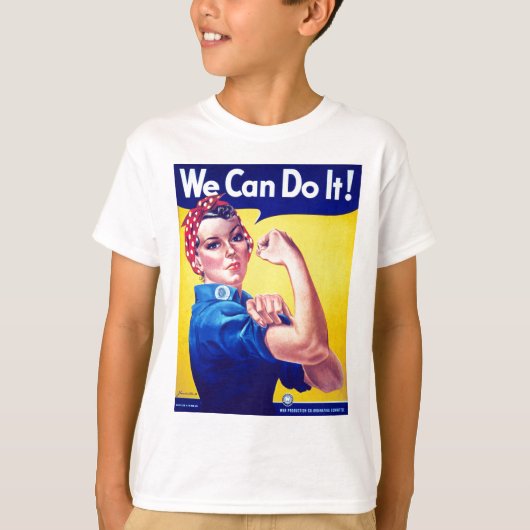 We kunnen het rosie de Riveter T-shirt (Voorkant)