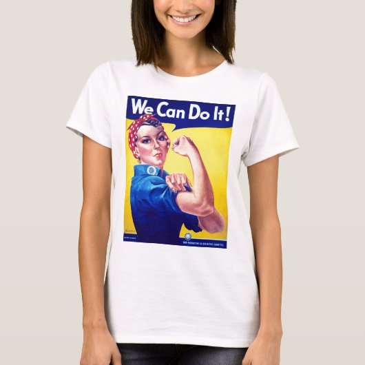 We kunnen het rosie de Riveter T-shirt (Voorkant)