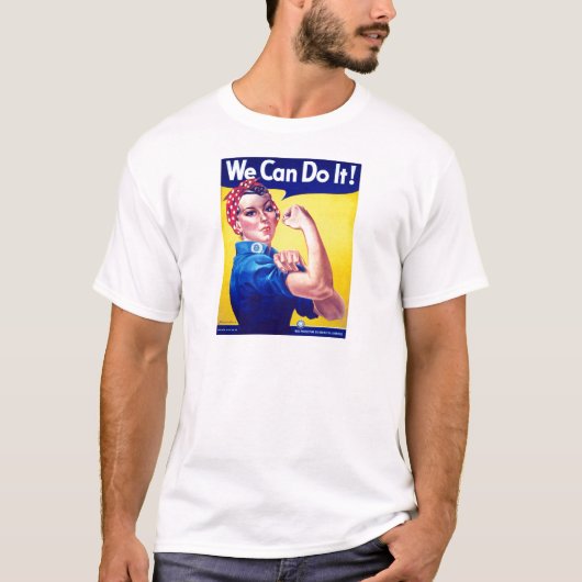 We kunnen het rosie de Riveter T-shirt (Voorkant)