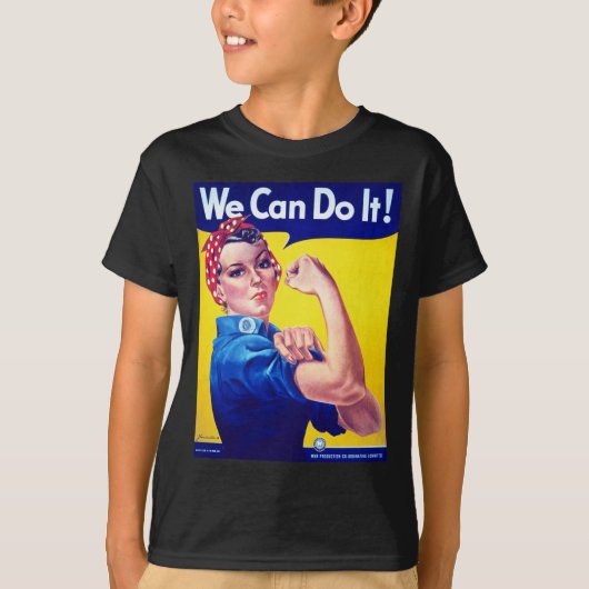 We kunnen het rosie de Riveter T-shirt (Voorkant)