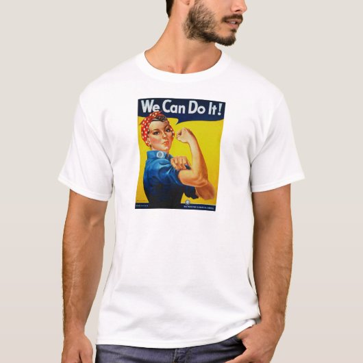 We kunnen het rosie de Riveter T-shirt (Voorkant)