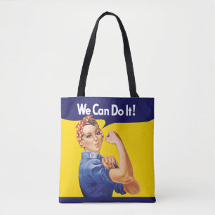 We kunnen het! Rosie de Riveter Tote Bag