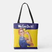We kunnen het! Rosie de Riveter Tote Bag (Achterkant)