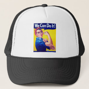 We kunnen het rosie de Riveter Trucker Pet