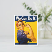 We kunnen het! Rosie de Riveter  WW2 Kaart (Staand voorkant)