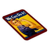 We kunnen het! Rosie de Riveter WW2 Magneet (Rechterzijde)