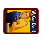 We kunnen het! Rosie de Riveter WW2 Magneet (Horizontaal)