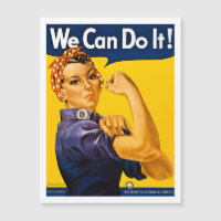 We kunnen het! Rosie de Riveter  WW2 Postca